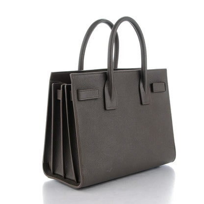 Saint Laurent Grained Calfskin Baby Sac De Jour Bronze 3 of 7