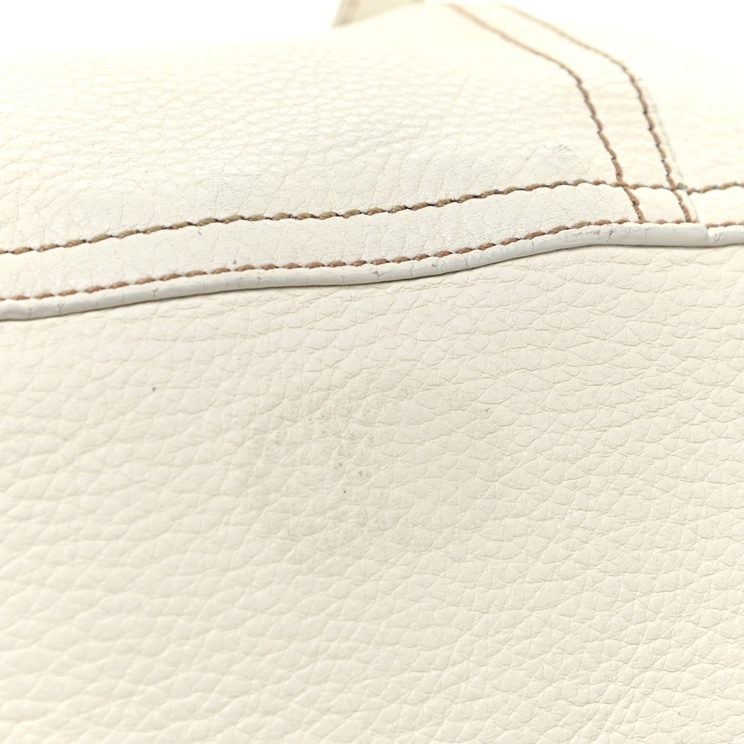 Prada Cervo Antik Shopping Satchel White 19 of 23