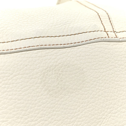 Prada Cervo Antik Shopping Satchel White 19 of 23