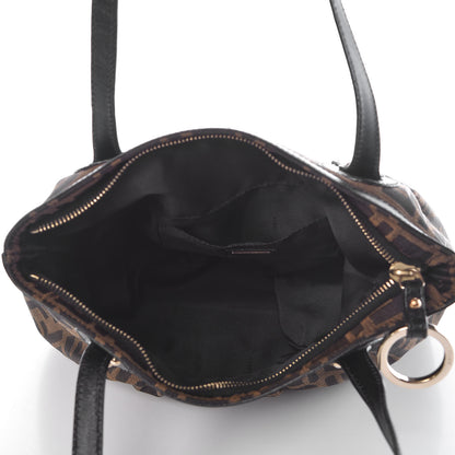 Fendi Zucca Small Chef Shopping Tote Tobacco Moro 5 of 10