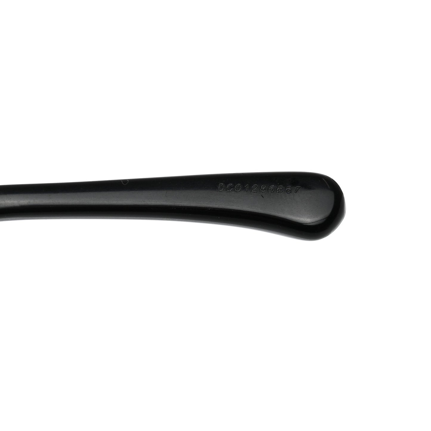 Metal Calfskin Round Chain Sunglasses 4265-Q Black