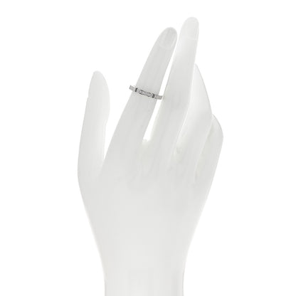 Cartier 18K White Gold Diamond Maillon Panthere Wedding Band Ring 49 5 2 of 4