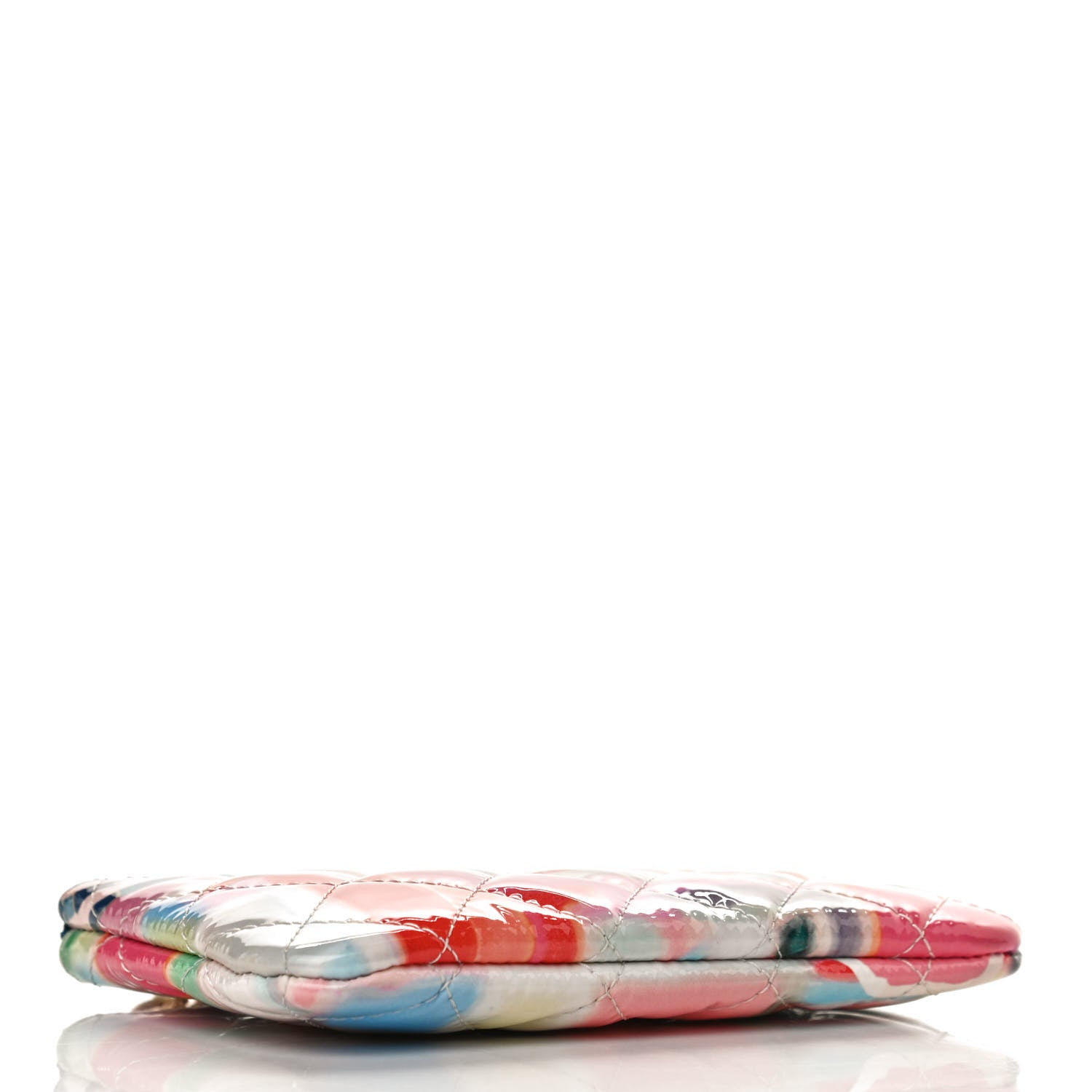 Chanel Patent Calfskin Printed Quilted Small Cosmetic Case Multicolor 4 of 10