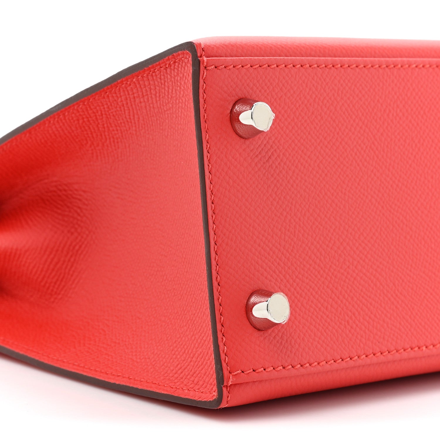 Hermes Epsom Kelly Sellier 25 Rouge Tomate 8 of 9