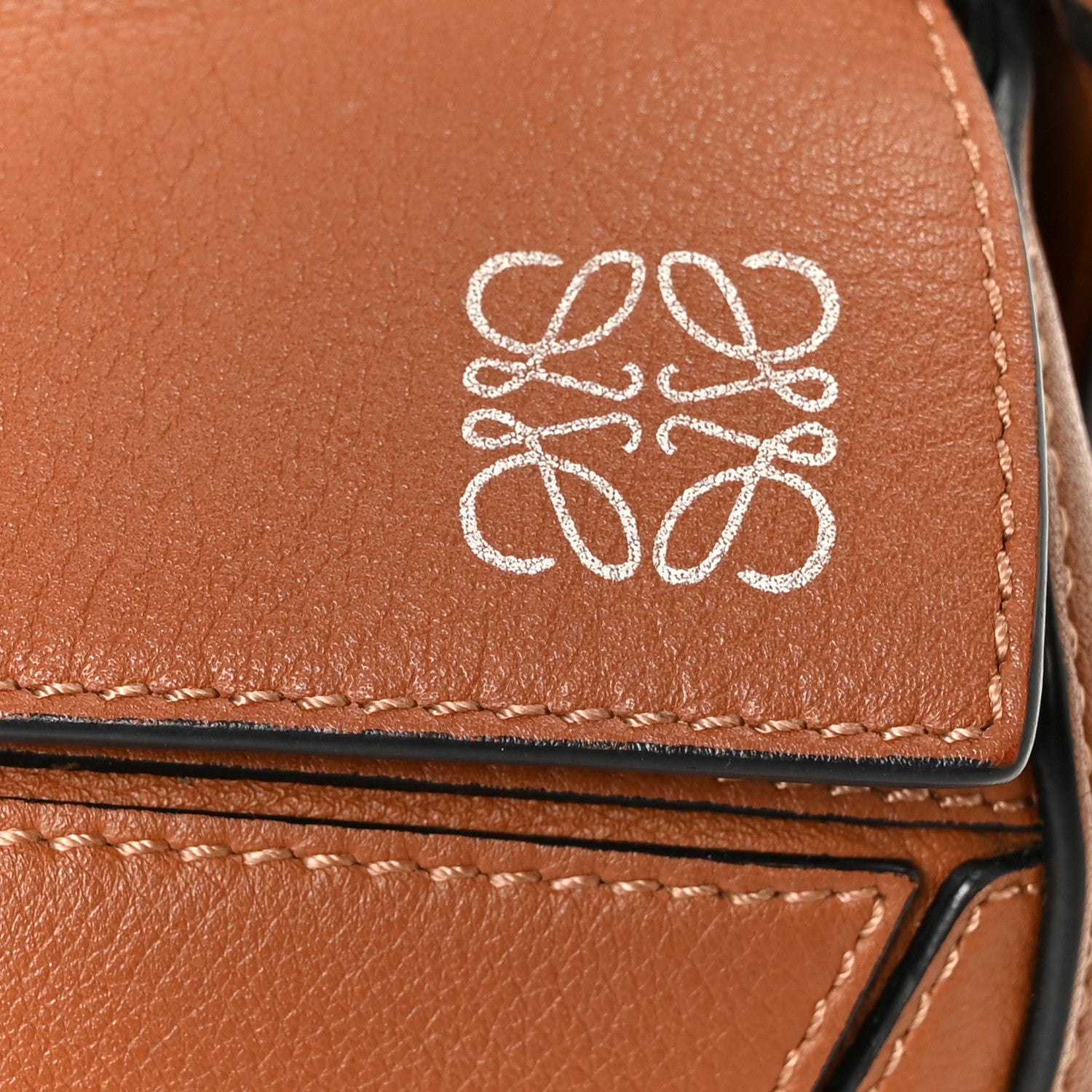 Loewe Calfskin Small Puzzle Bag Tan 8 of 11