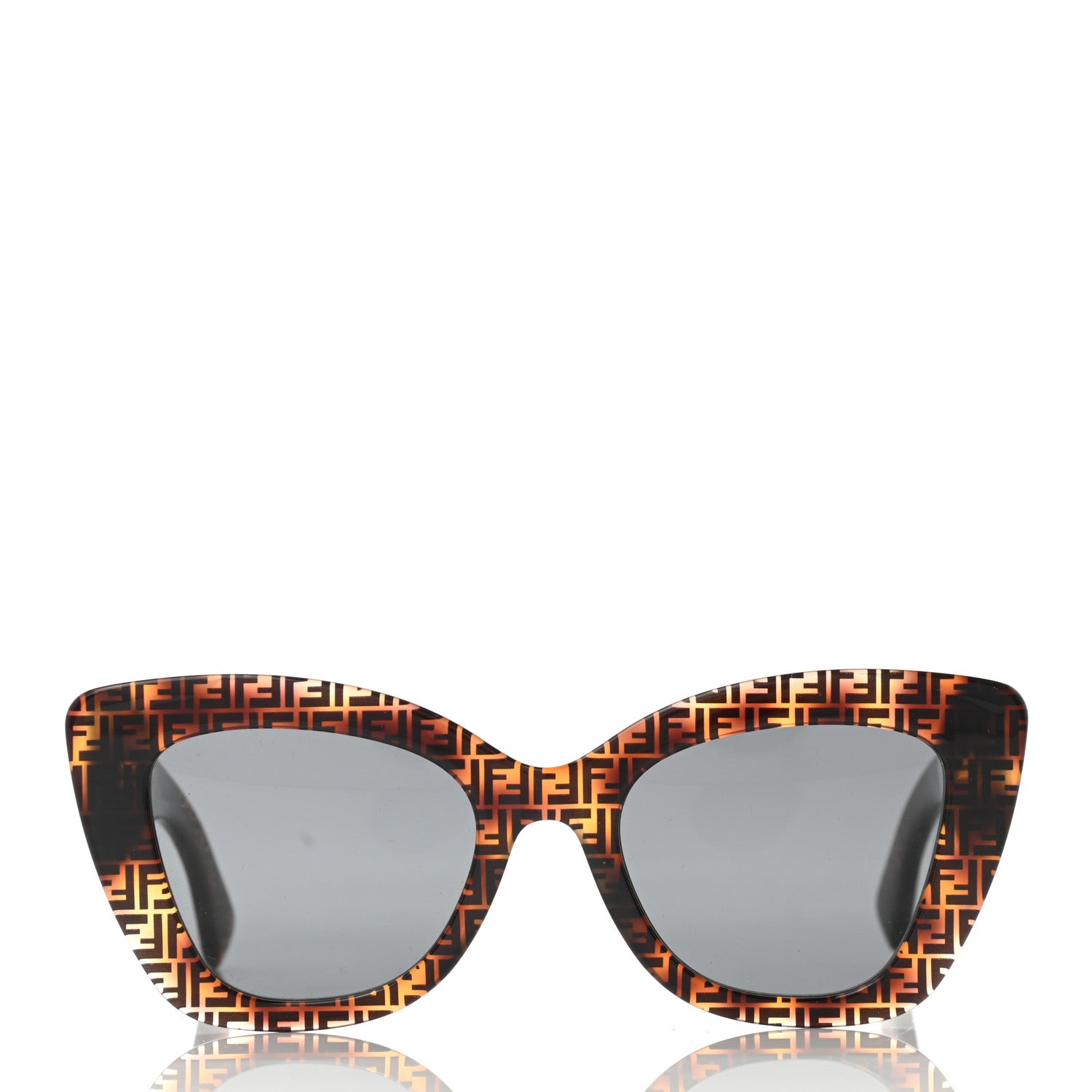 Fendi Acetate F is Fendi FF 51mm Cat Eye Sunglasses 0327/S Tortoise Camouflage 2 of 6
