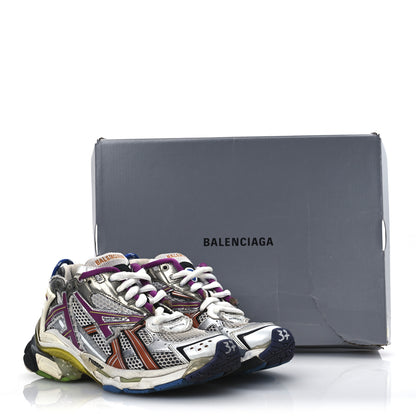 Balenciaga Mesh Rubber Womens Runner Sneakers 37 Multicolor 16 of 16