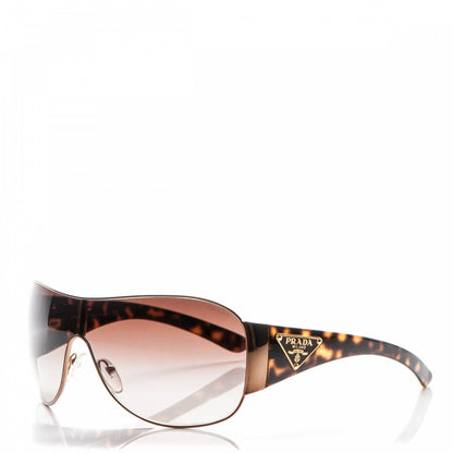 Prada Shield Sunglasses SPR 57L Tortoise 1 of 6