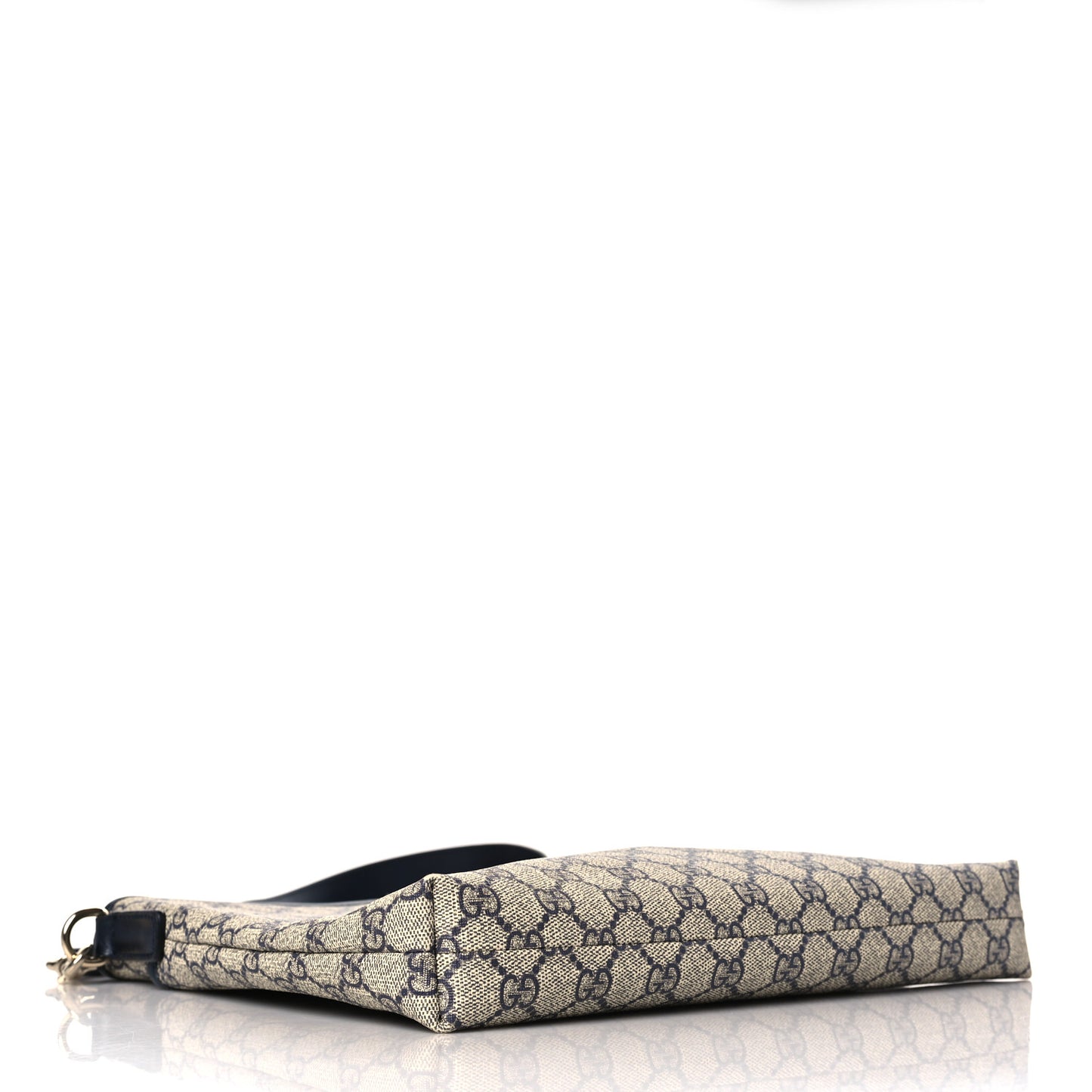 GG Plus Monogram Medium Flat Messenger Bag Navy
