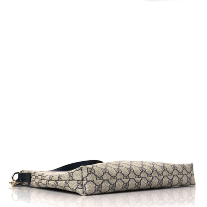 Gucci GG Plus Monogram Medium Flat Messenger Bag Navy 4 of 9