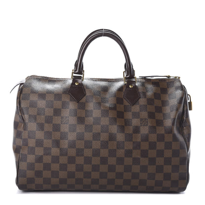 Louis Vuitton Damier Ebene Speedy 35 1 of 8