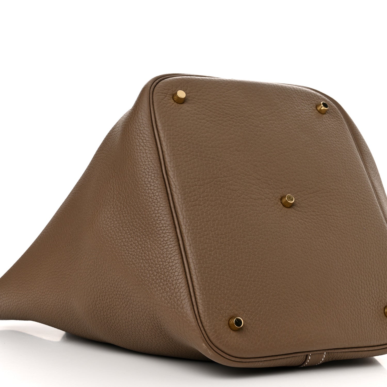 Hermes Taurillon Clemence Picotin Lock 26 GM Etoupe 9 of 10