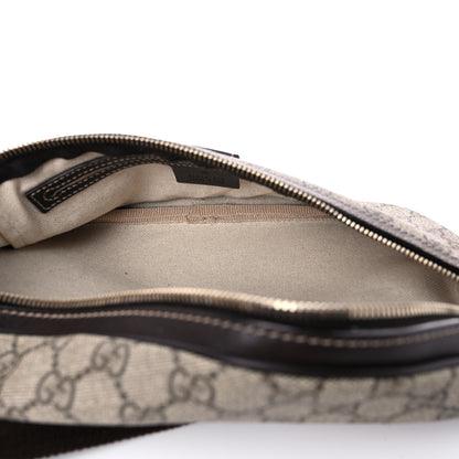 Gucci GG Supreme Monogram Belt Bag Dark Brown 5 of 13