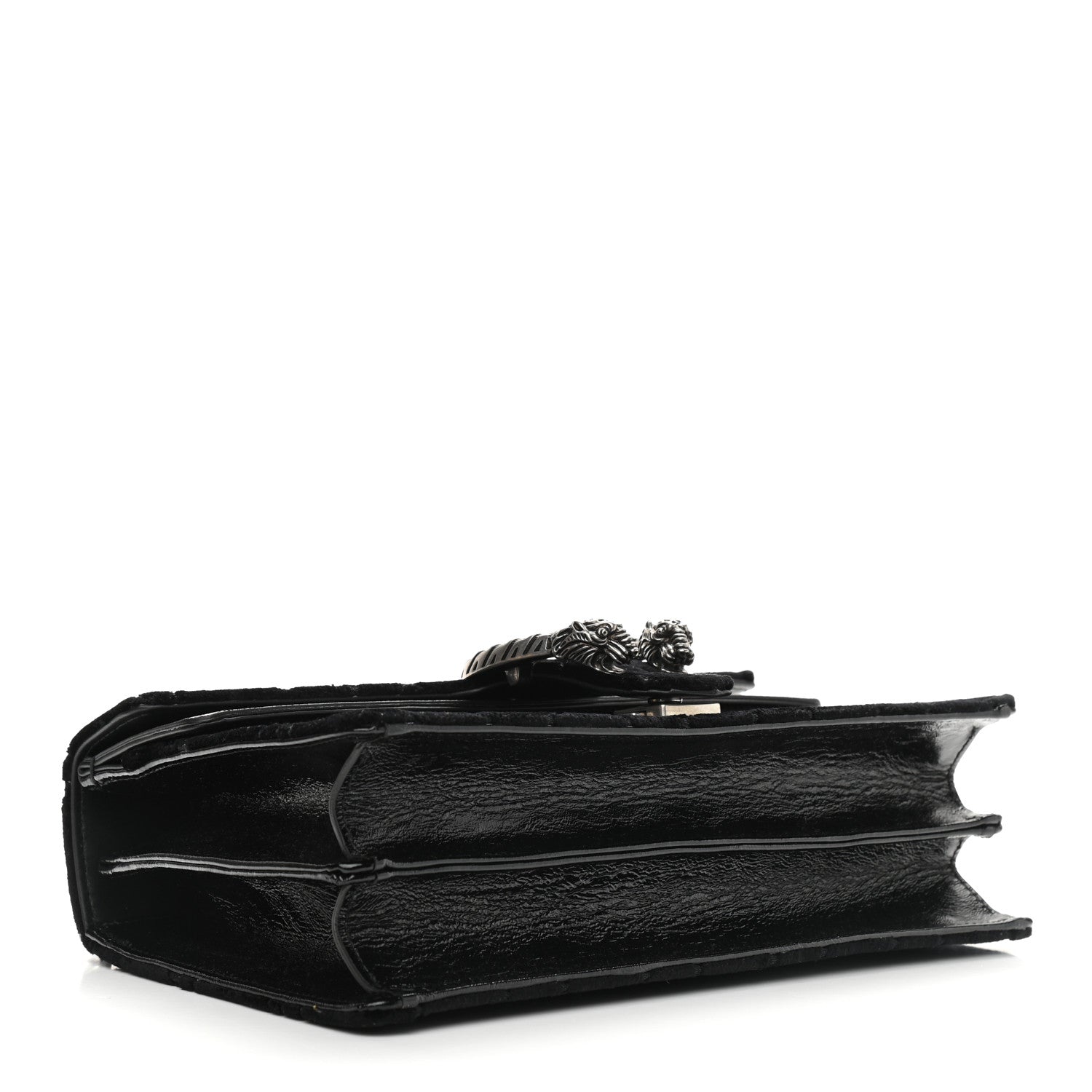 Gucci Velvet GG Monogram Small Dionysus Shoulder Bag Black 4 of 9