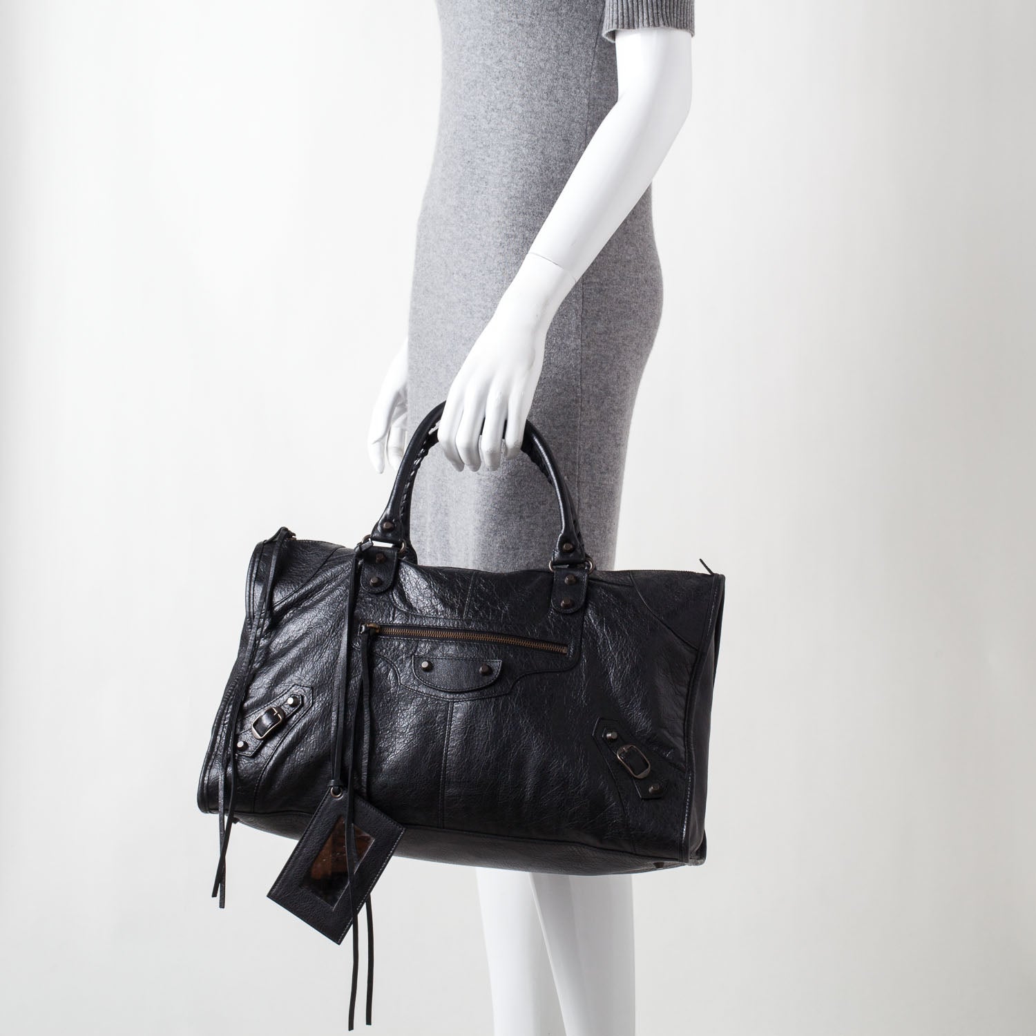 Balenciaga Agneau Work Black 2 of 10