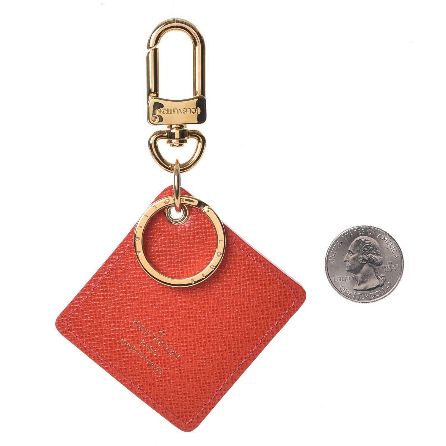 Louis Vuitton Monogram Illustre Groom Bag Charm Key Ring 2 of 7