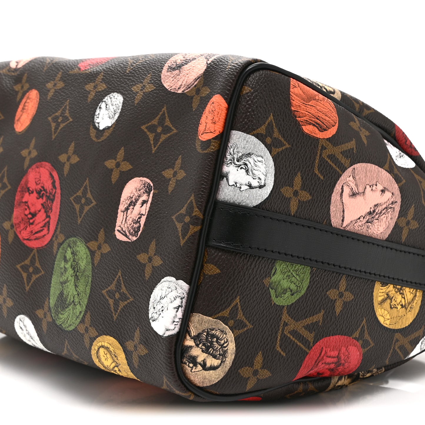 x FORNASETTI Monogram Cameo Speedy Bandouliere 25