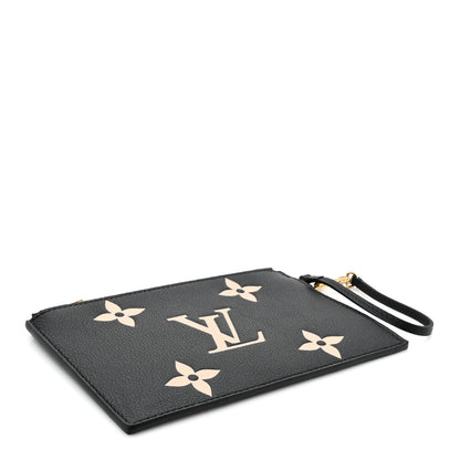 Louis Vuitton Empreinte Monogram Giant Neonoe MM Pochette Black Beige 4 of 6