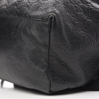Gucci Guccissima Classic Backpack Black 6 of 15