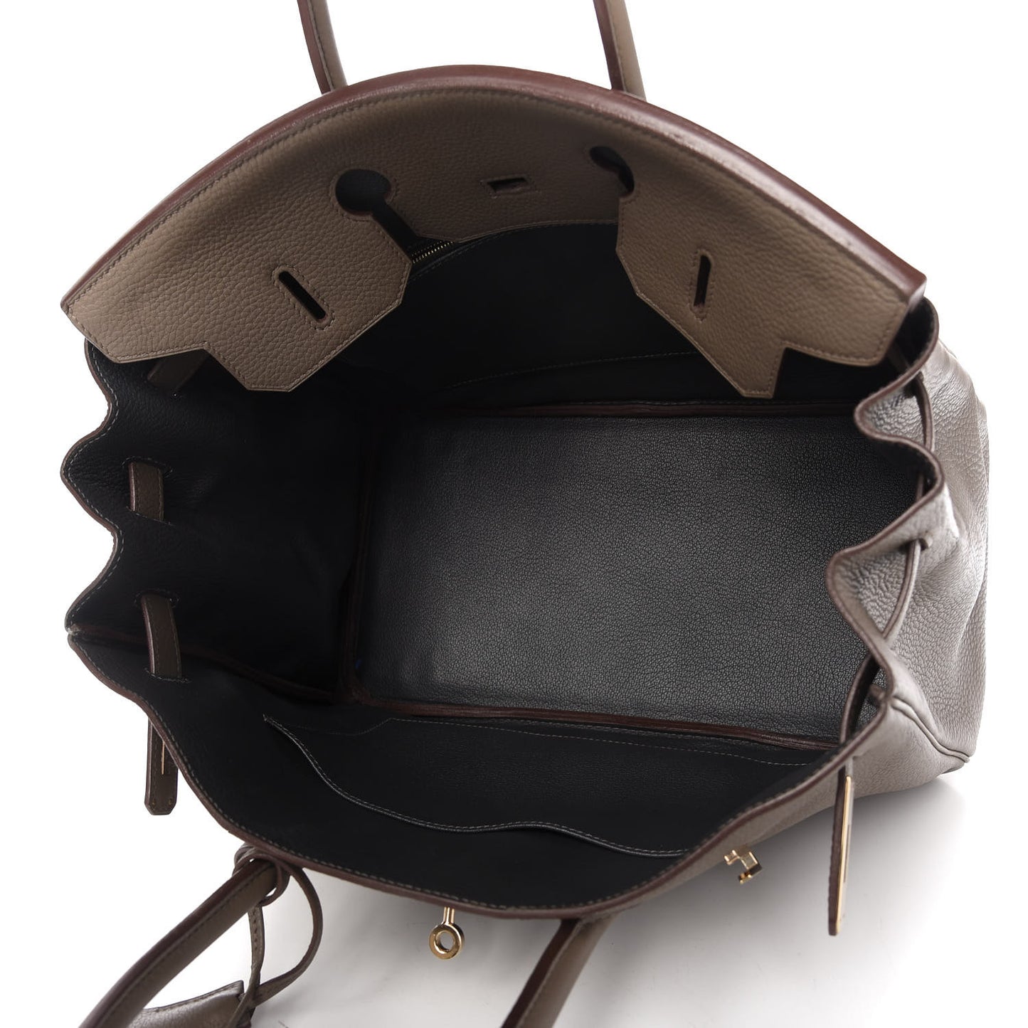 Taurillon Clemence Lizard Club Birkin 35 Etain Graphite