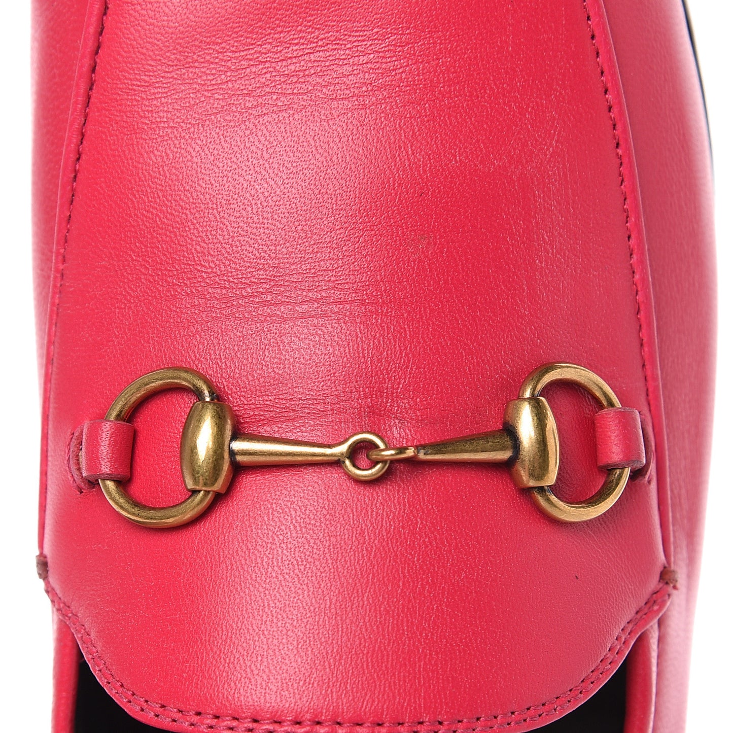 Lambskin Womens Brixton Horsebit Loafers 39 Hot Pink