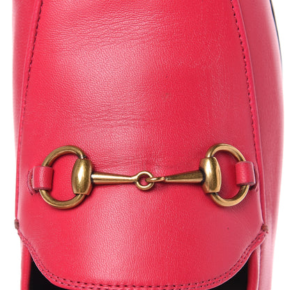 Gucci Lambskin Womens Brixton Horsebit Loafers 39 Hot Pink 9 of 12
