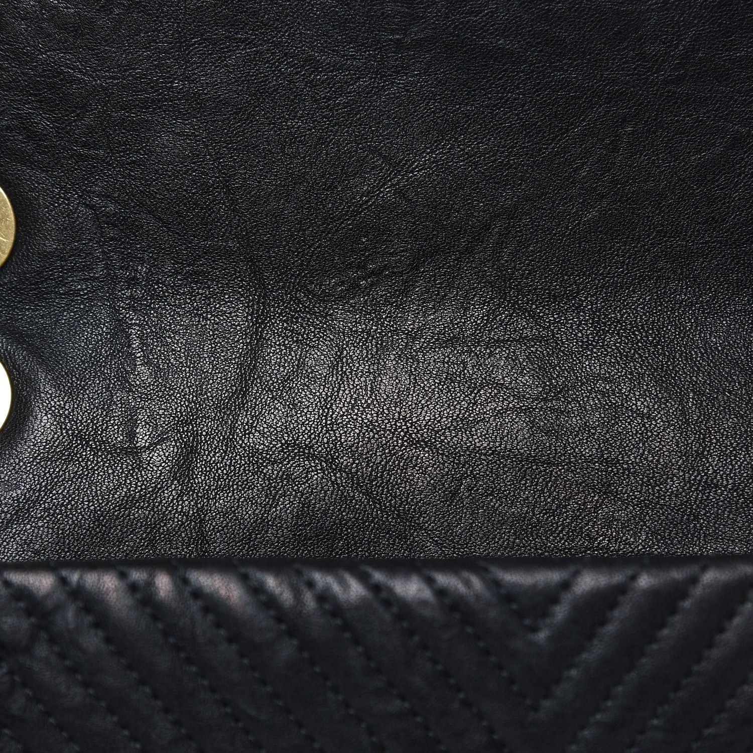 Chanel Calfskin Chevron Quilted Medium Surpique Flap Black 15 of 16
