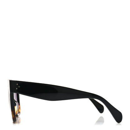Celine Acetate Polarized Cat Eye Sunglasses CL4004IN Havana Black 3 of 7
