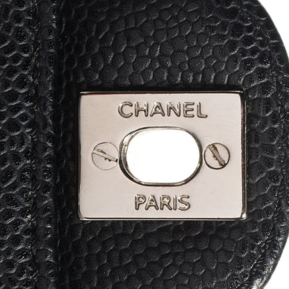 Chanel Caviar East West Flap Bag Black 6 of 9