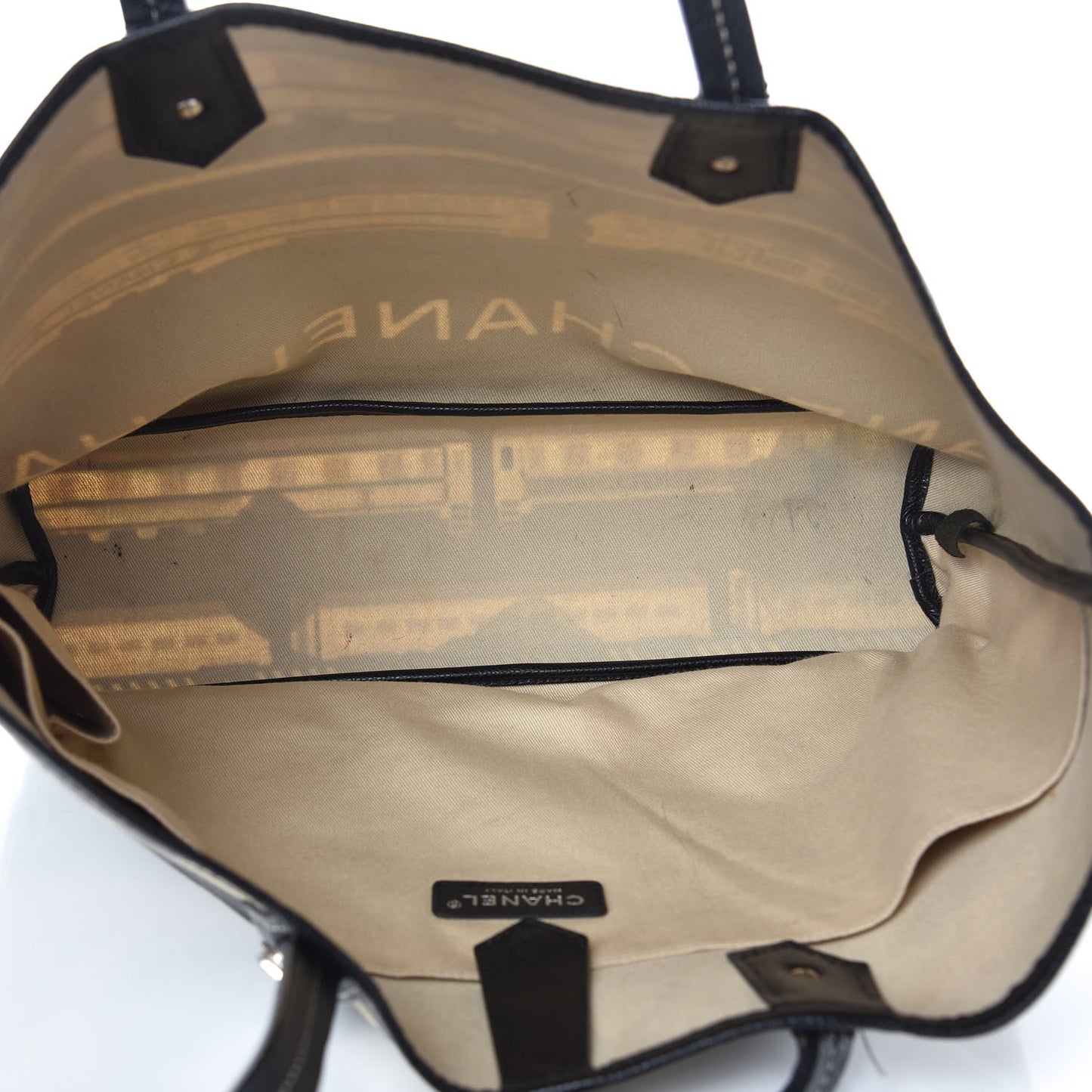 Coated Canvas Le Train Bag Black