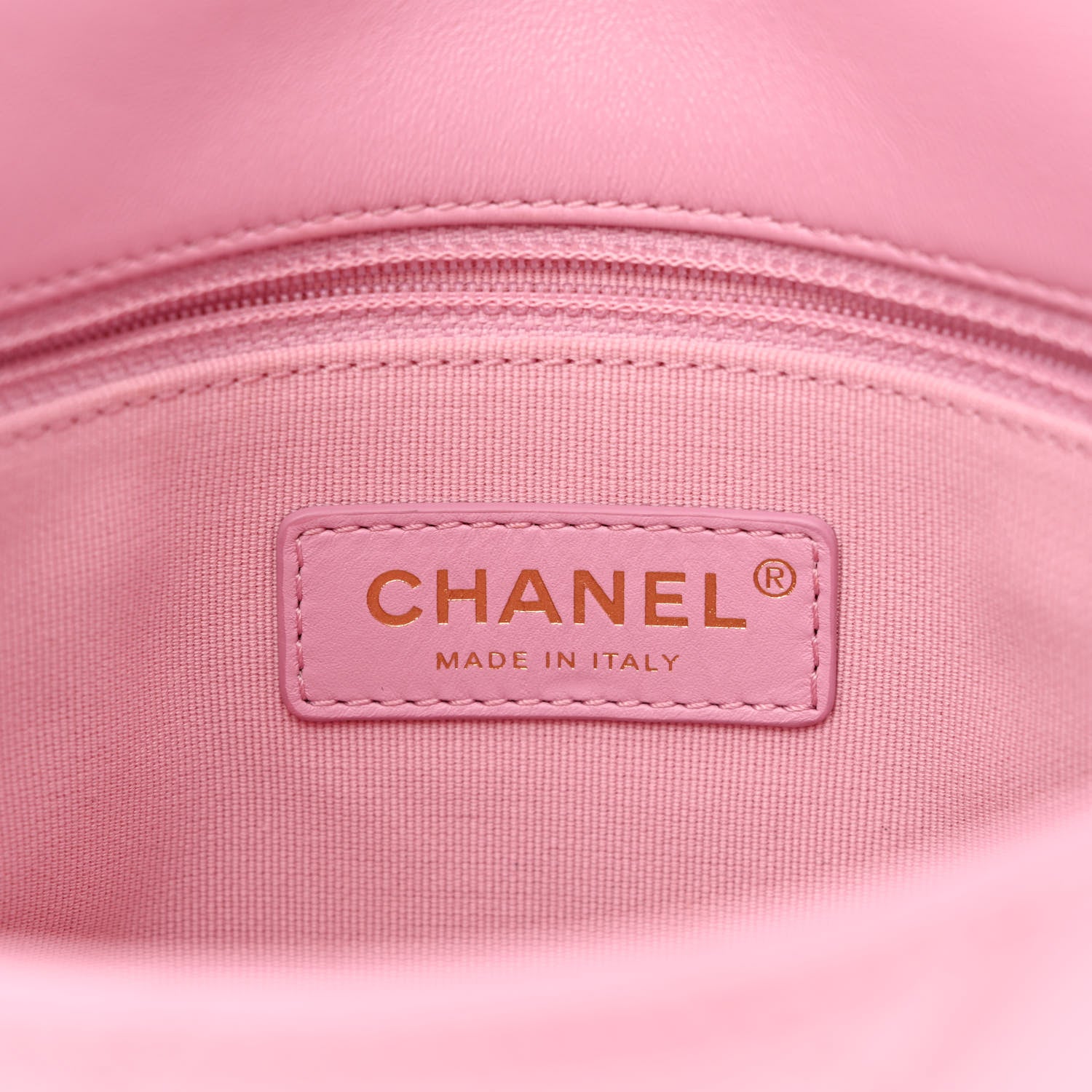 Chanel Lambskin Quilted Small Lacquered Chain Flap Pink 6 of 12