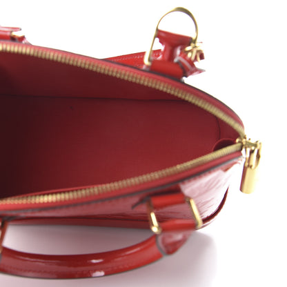 Louis Vuitton Vernis Alma BB Cherry 5 of 13