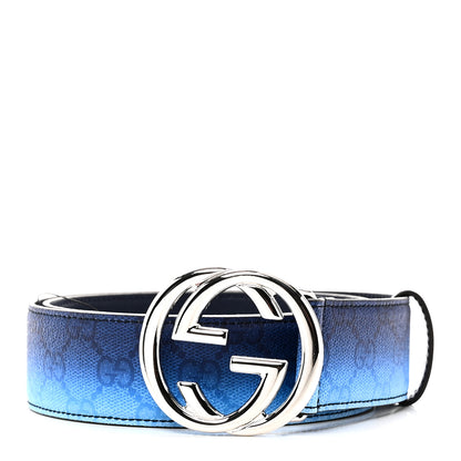 Gucci Interlocking Gradient GG Chroma Belt 85 34 Blue 1 of 5