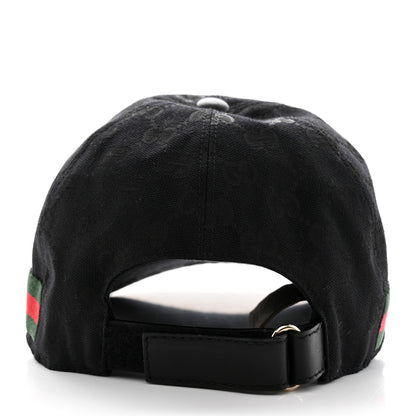 Gucci Monogram Web Baseball Hat M Black 4 of 10