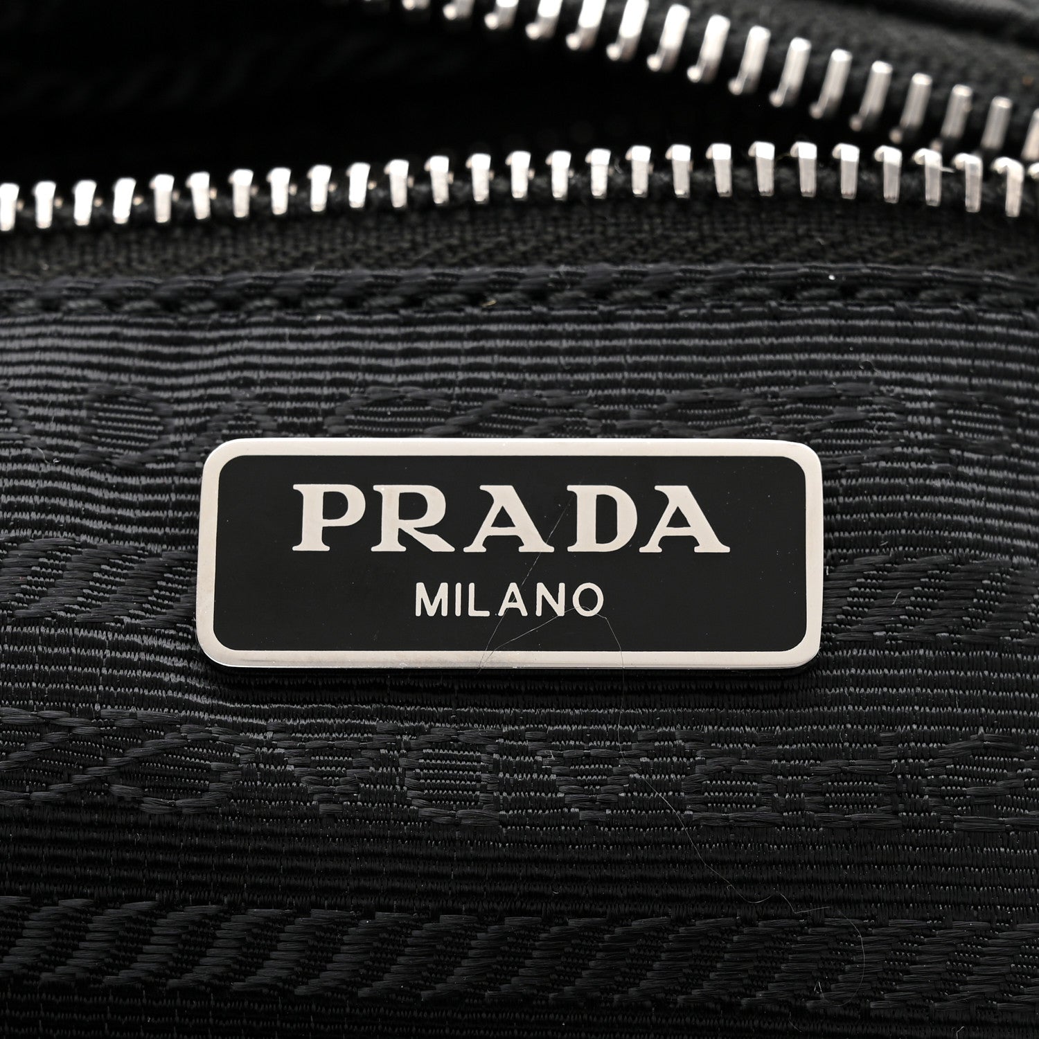 Prada Nylon Tessuto Impuntu Quilted Crossbody Bag Black 6 of 11
