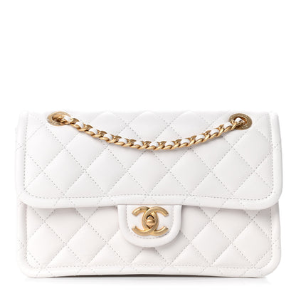 Chanel Caviar Quilted Medium Sweet Classic Flap White 1 of 4