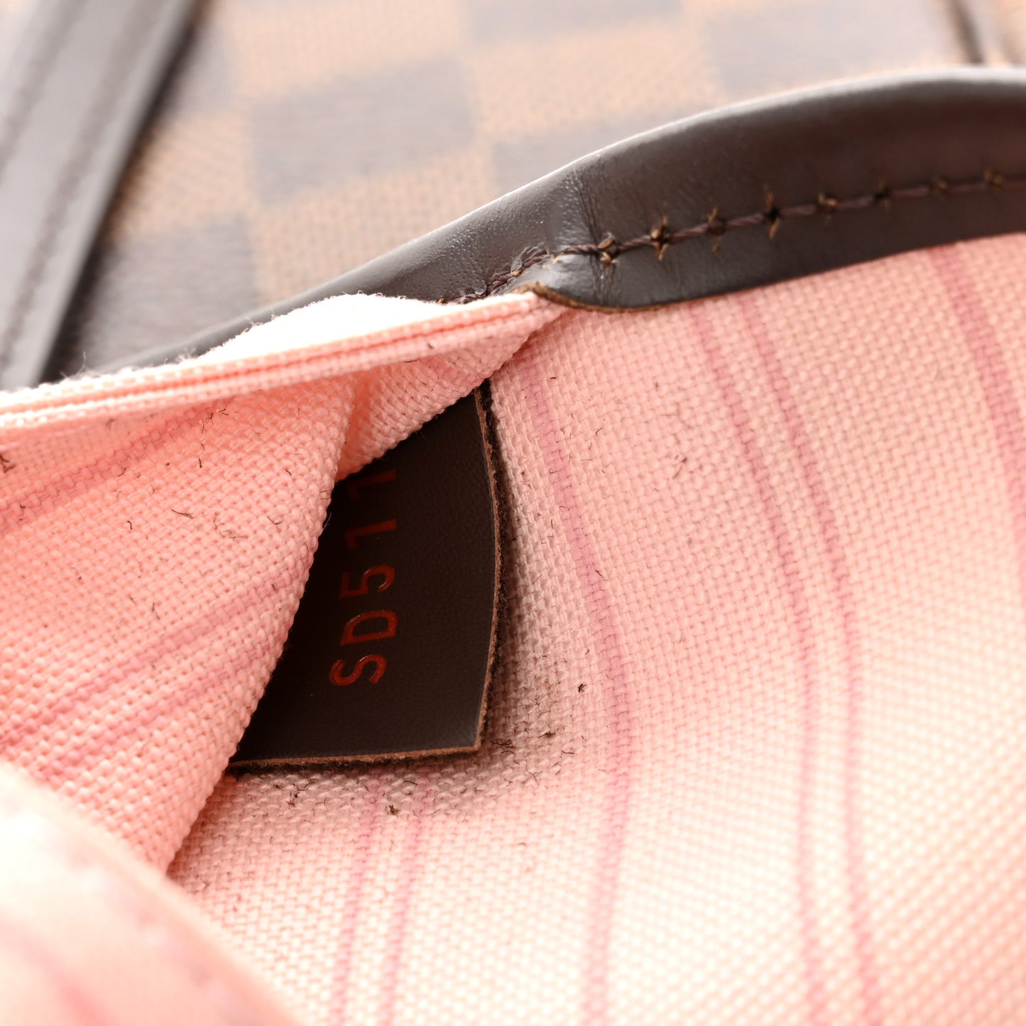 Damier Ebene Neo Neverfull MM  Rose Ballerine