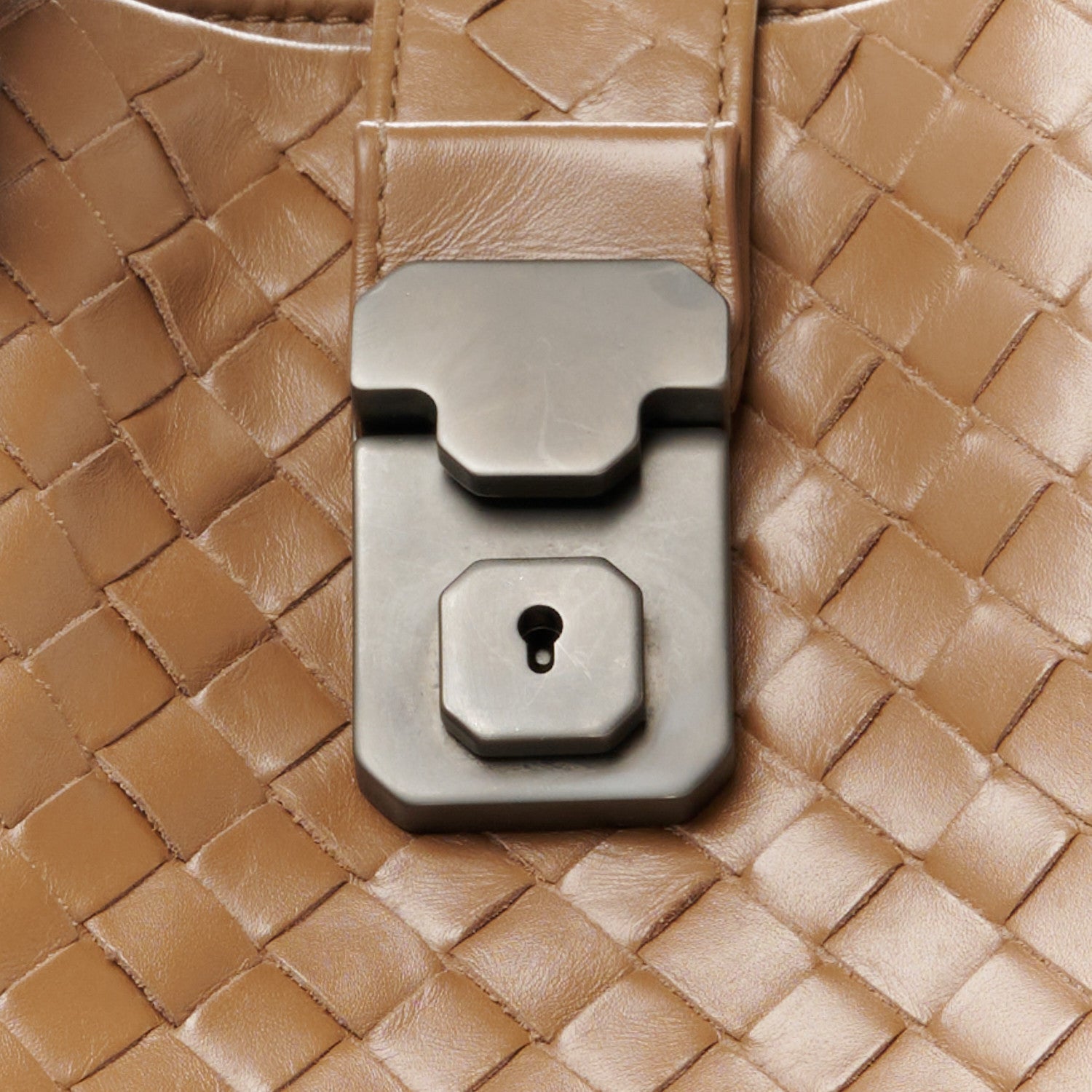 Bottega Veneta Light Calf Intrecciato Small Roma New Cigar 9 of 12