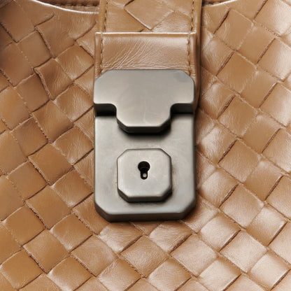 Bottega Veneta Light Calf Intrecciato Small Roma New Cigar 9 of 12