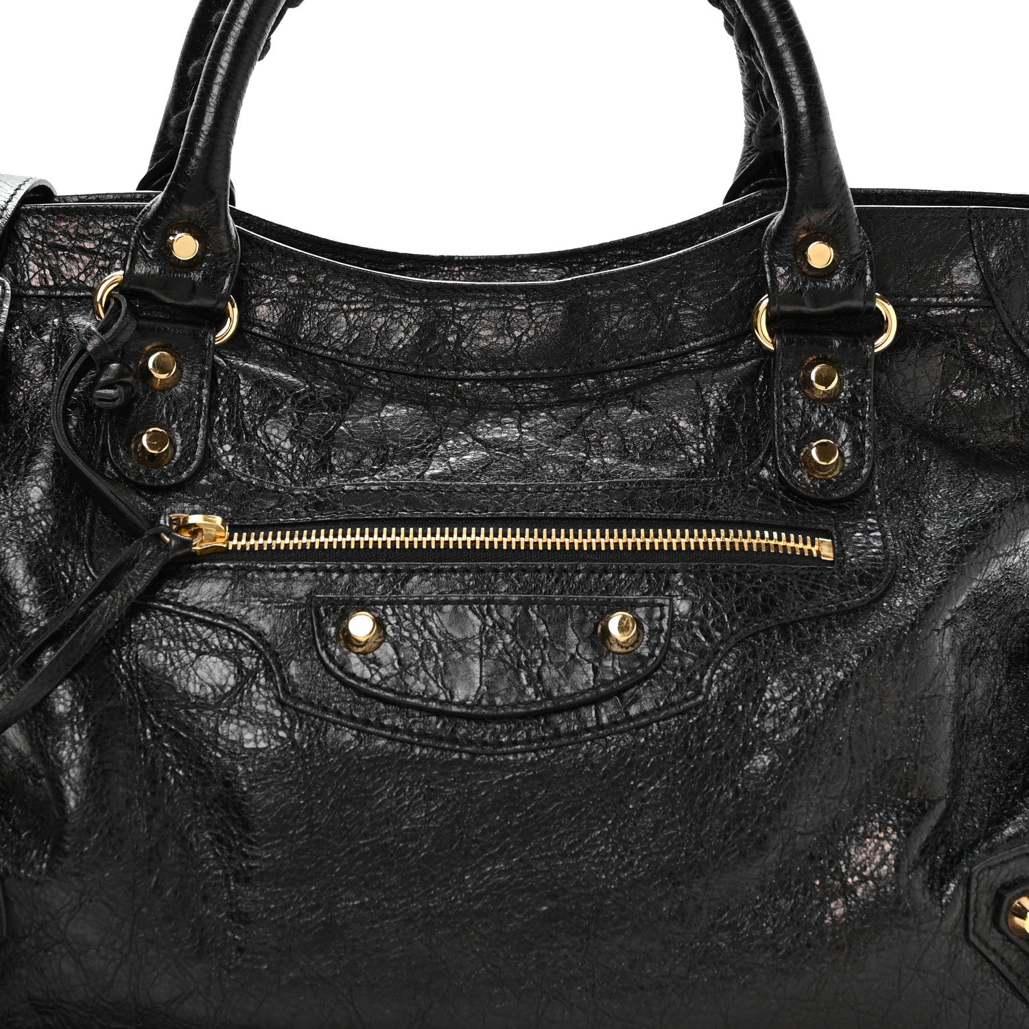 Balenciaga Agneau Classic Gold Hardware City Black 9 of 11