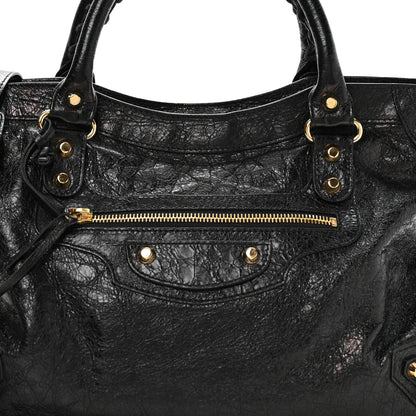 Balenciaga Agneau Classic Gold Hardware City Black 9 of 11