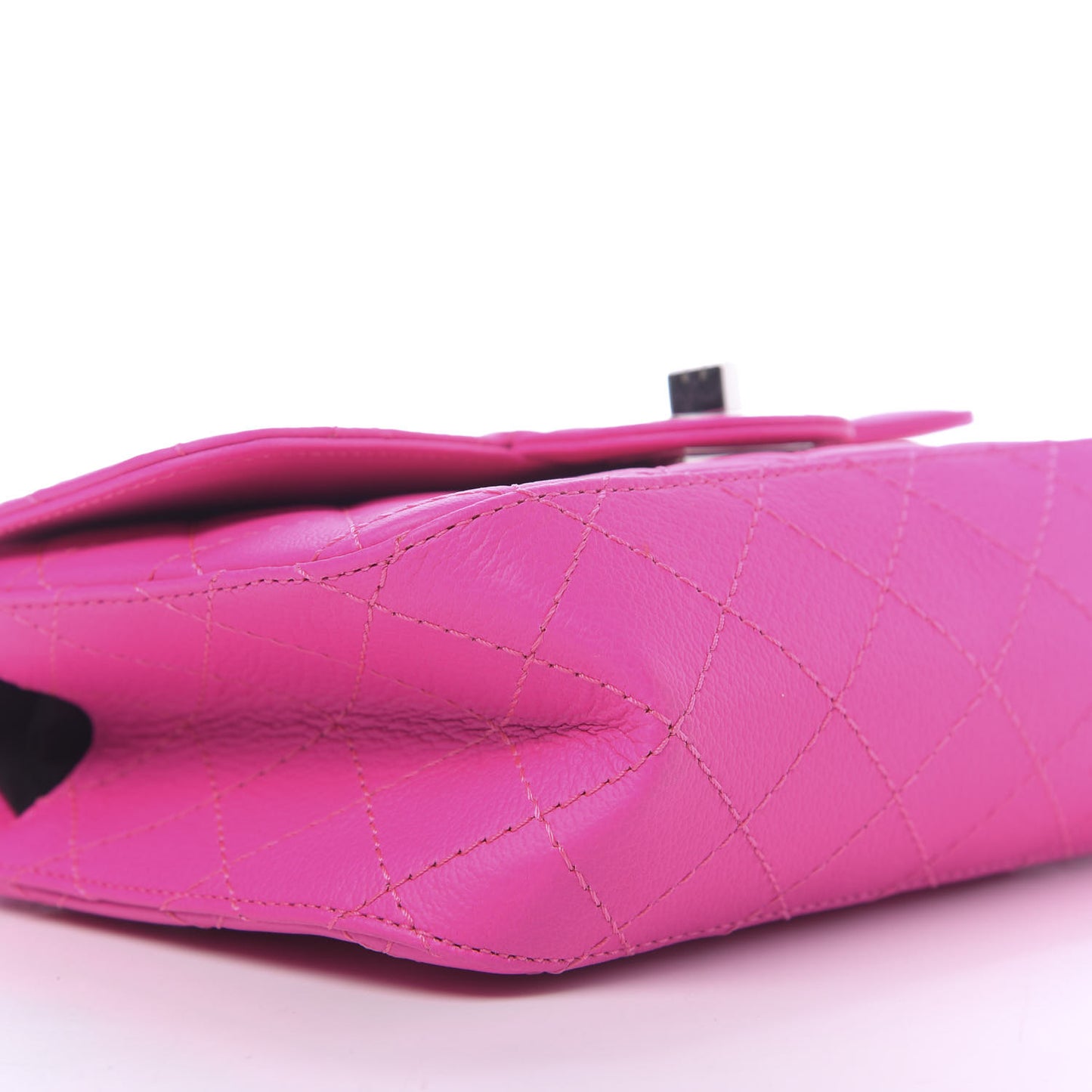 Goatskin Quilted 2.55 Reissue Mini Flap Fluorescent Pink