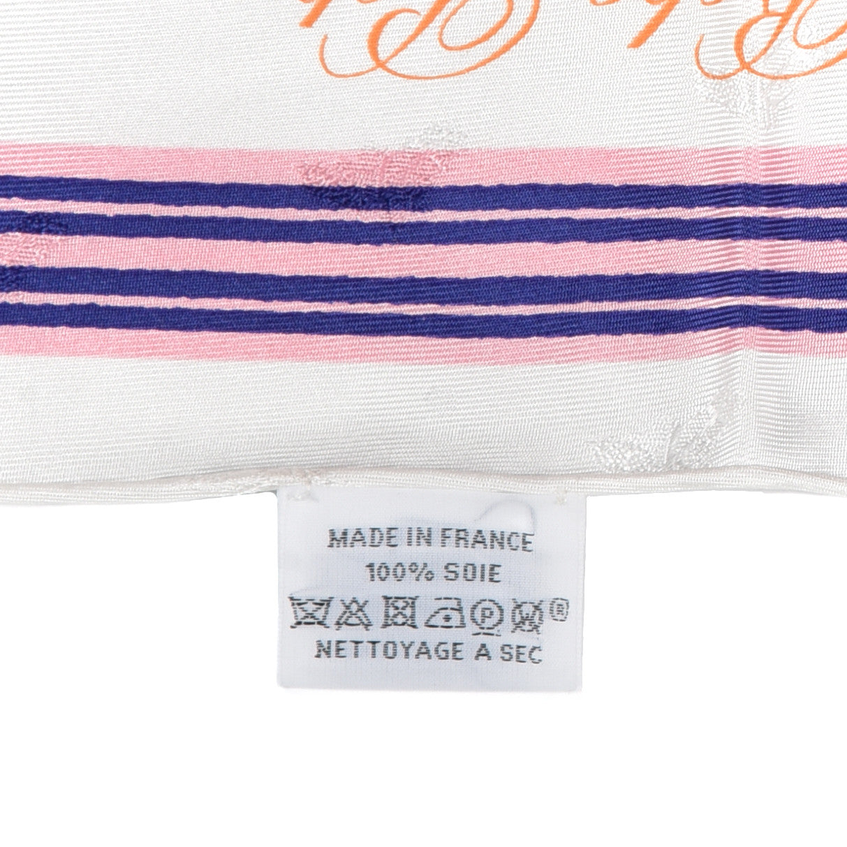 Hermes Silk Garde Robe Pop Charm Triangle Scarf 70 Multicolor White 6 of 7