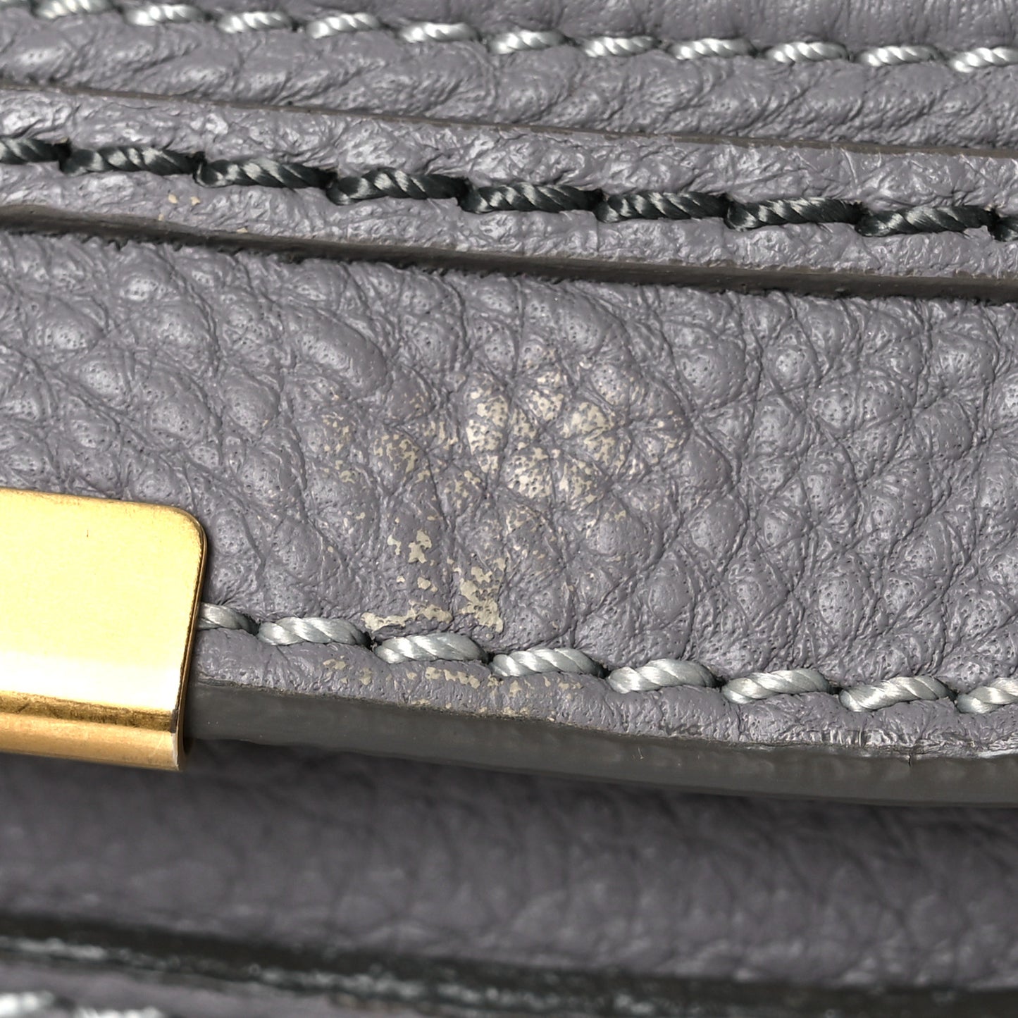 Calfskin Medium Marcie Saddle Shoulder Bag Cashmere Grey