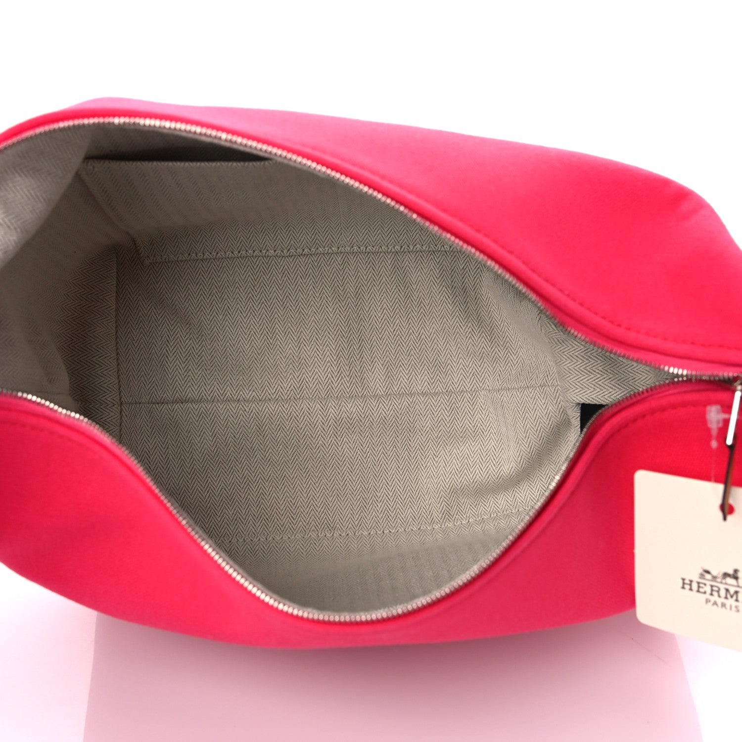 Hermes Canvas Small Bride-A-Brac Pouch Hibiscus 5 of 11