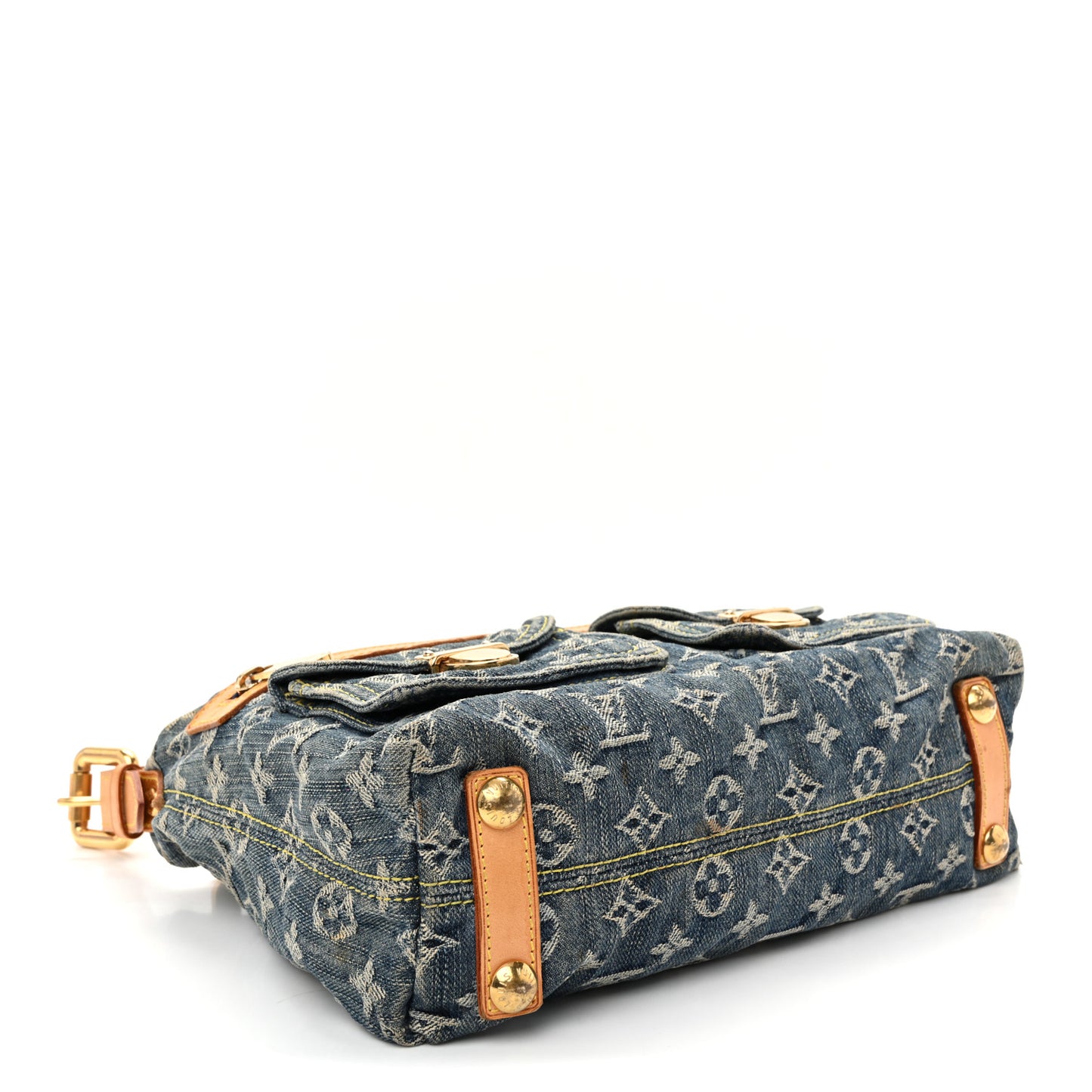Monogram Denim Baggy PM Blue