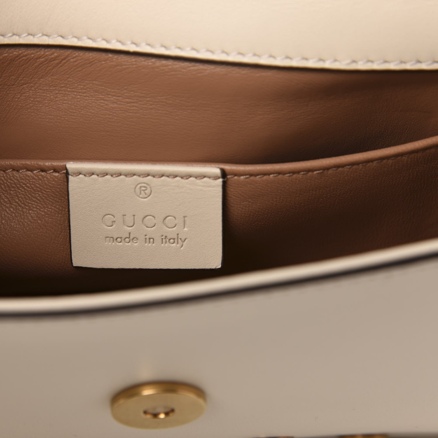Gucci Nappa Pearl Studded Mini Queen Margaret Broadway Shoulder Bag Mystic White 7 of 12