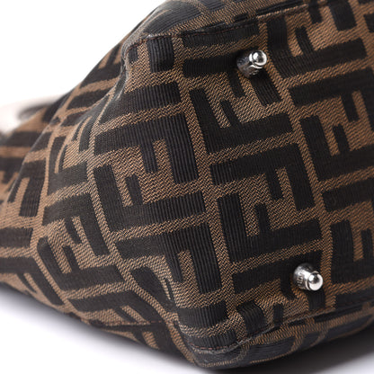 Fendi Zucca Top Handle Tote Tobacco 8 of 10