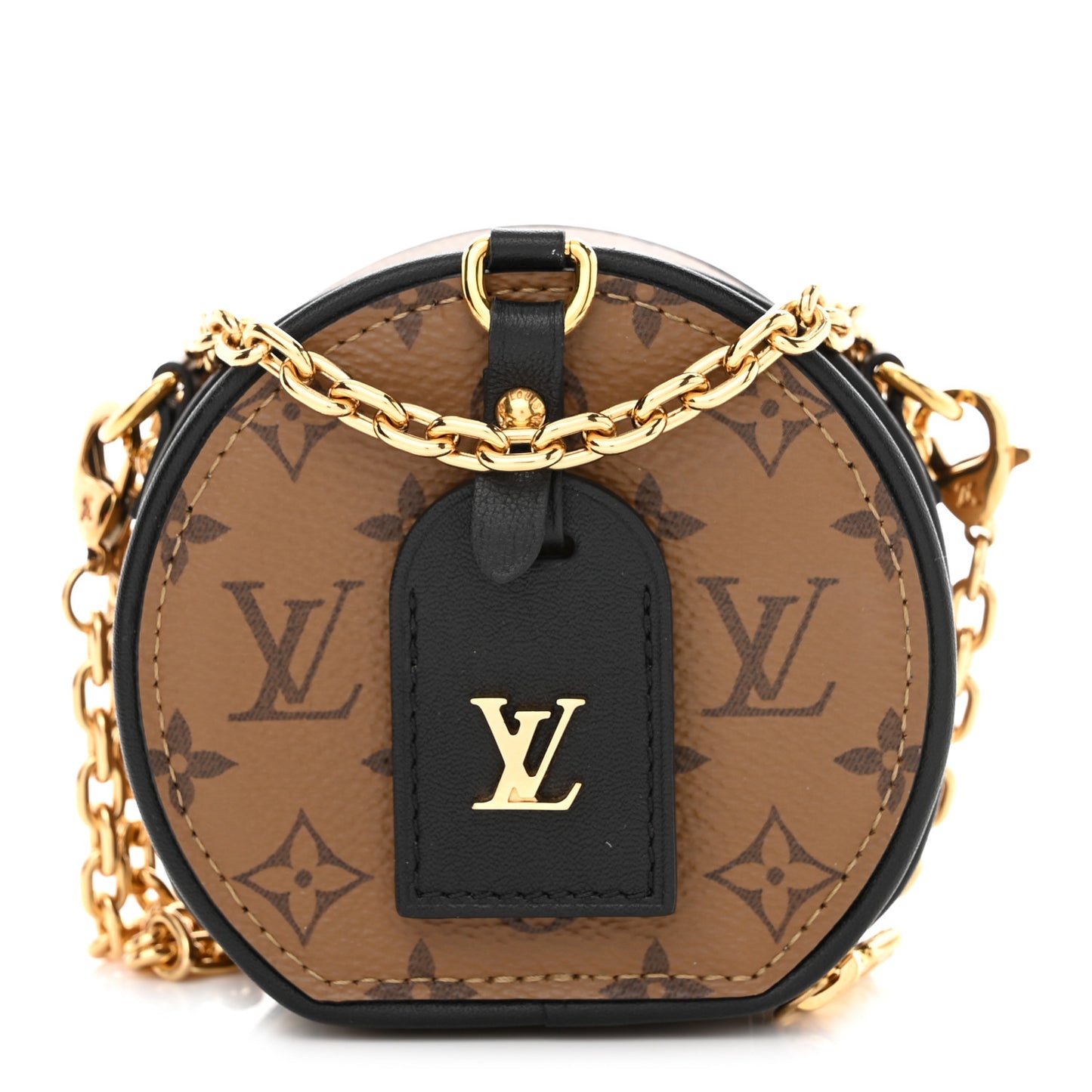 Reverse Monogram Boite Chapeau Necklace