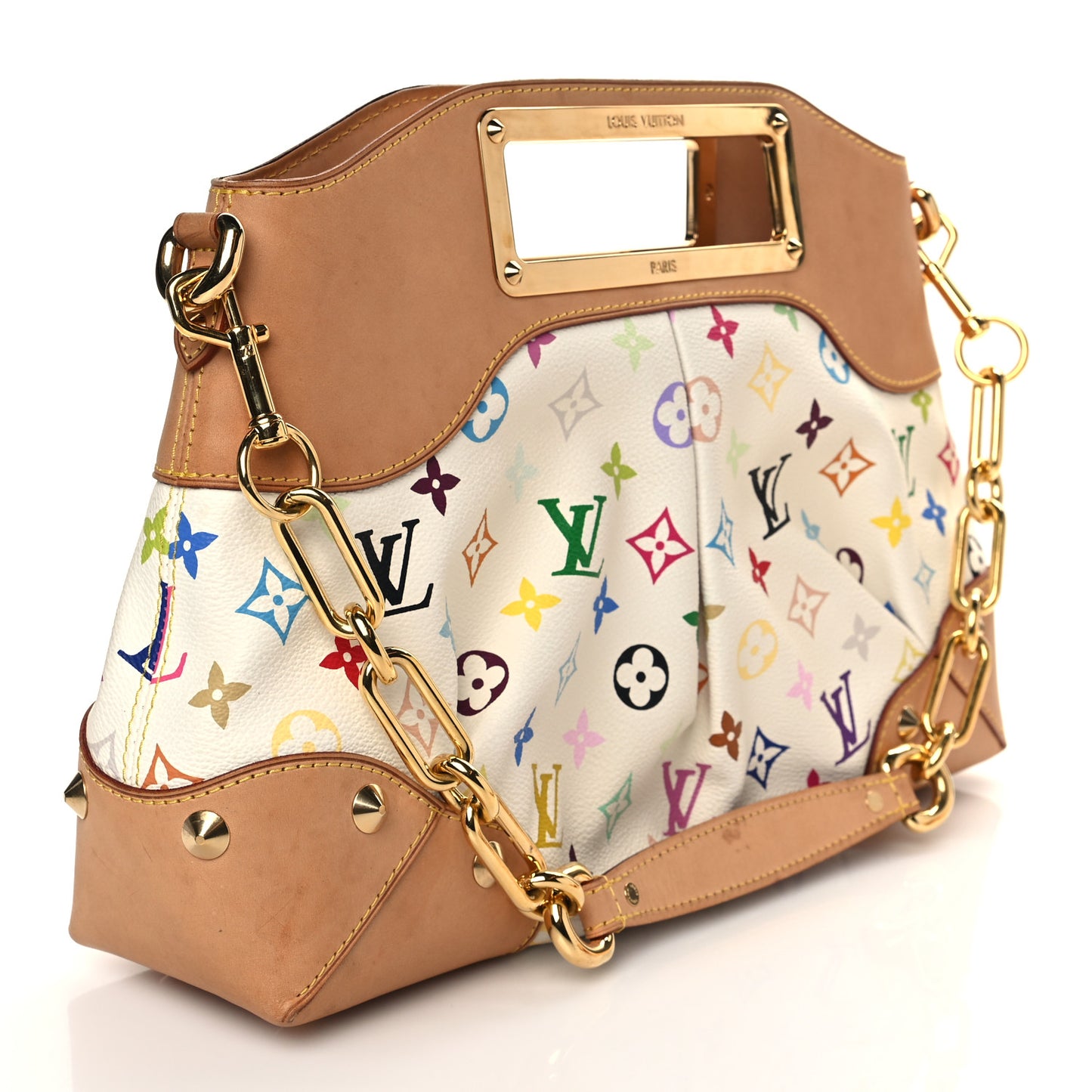Monogram Multicolor Judy MM White